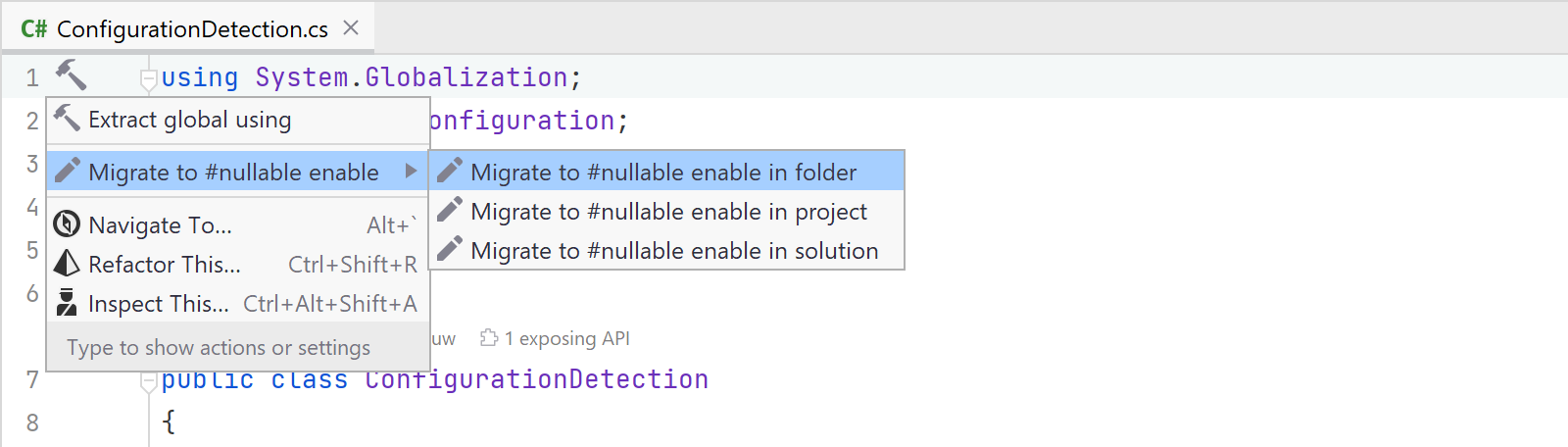 Migrate to #nullable enable