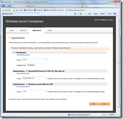 WordPress on Windows Azure