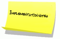 Implementation notes