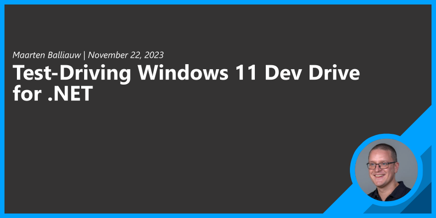 Set up a Dev Drive on Windows 11