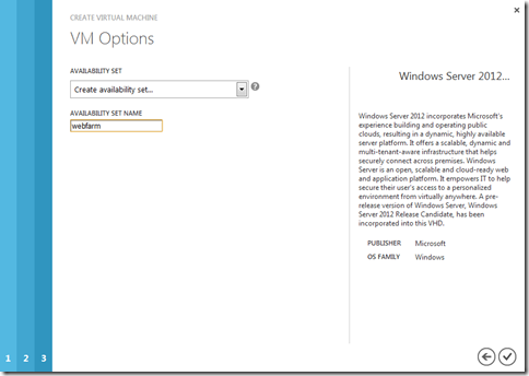 Windows Azure VM options