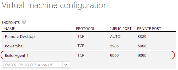 Open load balancer endpoint