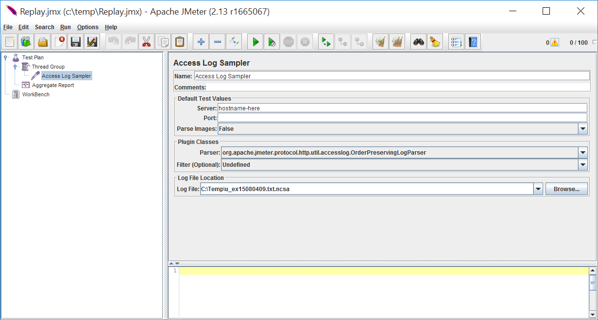 JMeter Access Logs Sampler