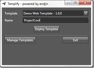 Templify Deploy Template